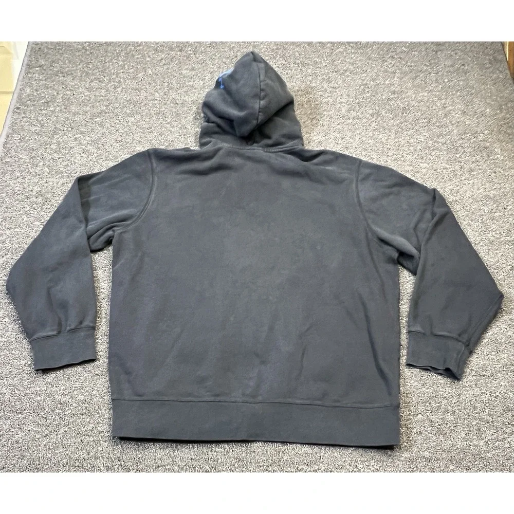 The North Face Hoodie Mens Extra Large Gray Full Zip Sweatshirt Logo Hood